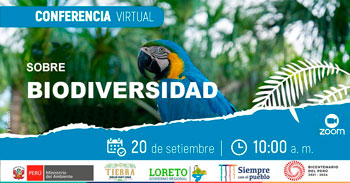 Conferencia virtual gratuita sobre Biodiversidad