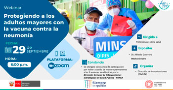 Webinar gratuito: Protegiendo a los adultos mayores con la vacuna contra la neumonía