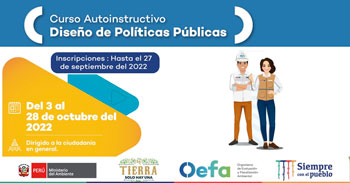 (Curso Virtual Gratuito) OEFA: Diseño de políticas públicas