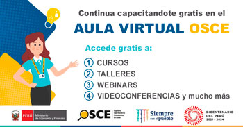 OSCE ofrece cursos, talleres, webinars y conferencias virtuales gratuitos