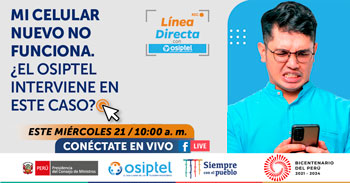 (Charla Virtual Gratuita) OSIPTEL: Mi celular nuevo no funciona