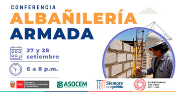 Conferencia virtual gratuita sobre albañilería armada