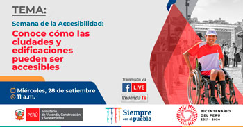 Evento virtual gratuito sobre cómo las ciudades y edificaciones pueden ser accesibles