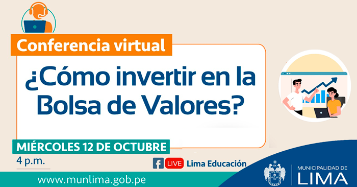 Conferencia virtual gratuita sobre ¿Cómo invertir en la Bolsa de Valores?