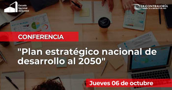 (Conferencia Virtual Gratuita) CONTRALORIA: Plan estratégico nacional de desarrollo al 2050