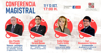 La Corte Superior de Justicia de Lima Norte ofrece un ciclo de conferencias virtuales gratuitas