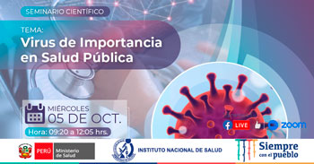 (Seminario Virtual Gratuito) INS: Virus de importancia en salud pública