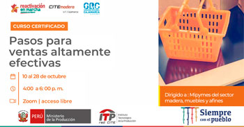 Curso virtual respecto a los pasos para ventas altamente efectivas