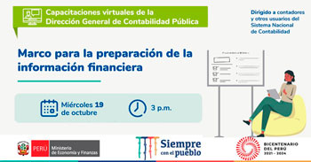 (Capacitación Virtual) MEF: Marco para la preparación de la información financiera