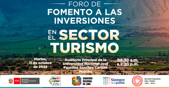 Foro presencial sobre el fomento a las inversiones en el sector turismo