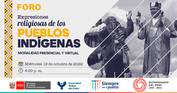 Foro gratuito sobre las expresiones religiosas de los pueblos indígenas 