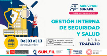(Curso Virtual Gratuito) SUNAFIL: Gestión interna de seguridad y salud en el trabajo
