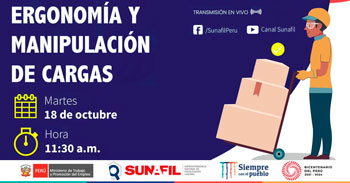 SUNAFIL te invita a conocer todo sobre la ergonomía y manipulación de cargas