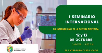 Seminario virtual gratuito por el día internacional de la cultura científica