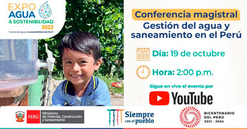 Conferencia gratuita sobre la gestión del agua y saneamiento del Perú