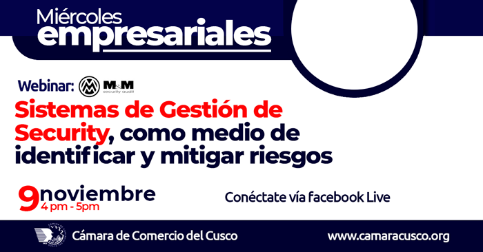 Webinar gratuito respecto a los sistemas de gestión de Security, como ...