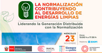 (Evento Virtual Gratuito) INACAL: Liderando la generación distribuida con la normalización