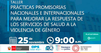 Taller gratuito sobre prácticas promisorias nacionales e internacionales para mejorar la respuesta de servicios salud