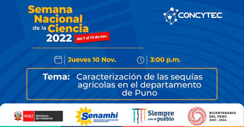 Senamhi brindara información sobre la caracterización de las sequias agrícolas en el departamento de Puno 