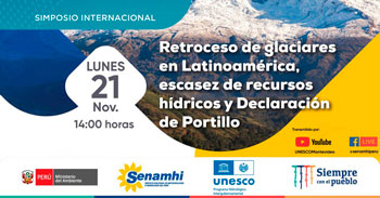 Simposio gratuito sobre el retroceso de glaciares en Latinoamérica, escasez de recursos y declaración de portillo