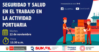 Evento virtual gratuito sobre seguridad y salud en el trabajo en la actividad portuaria
