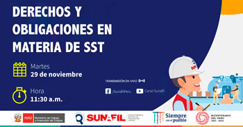 SUNAFIL te invita a conocer los derechos y obligaciones en materia de SST