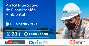 (Charla Virtual Gratuito) OEFA: Portal Interactivo de Fiscalización Ambiental