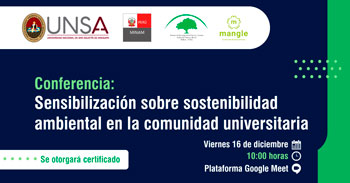 Conferencia virtual gratuita sobre sensibilización sobre sostenibilidad ambiental en la comunidad universitaria
