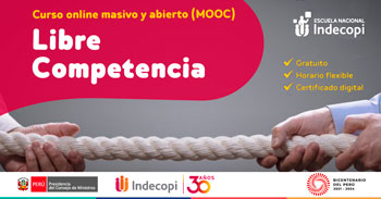 Curso online gratis certificado sobre Libre Competencia de INDECOPI