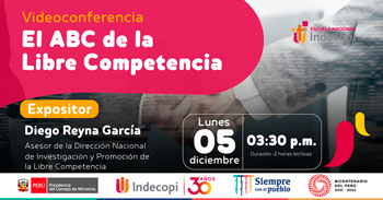 (Conferencia Virtual Gratuita) INDECOPI: El ABC de la libre competencia