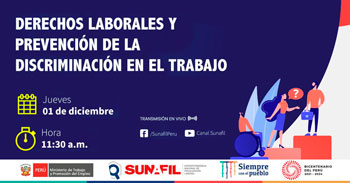 (Evento Virtual Gratuito) SUNAFIL: Derechos laborales y prevención de la discriminación en el trabajo
