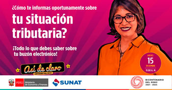 (Conversatorio Virtual Gratuito) SUNAT: ¿Cómo te informas oportunamente sobre tu situación tributaria?