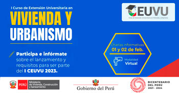 (Charla Virtual) VIVIENDA: Lanzamiento y requisitos para ser parte del I CEUVU 2023