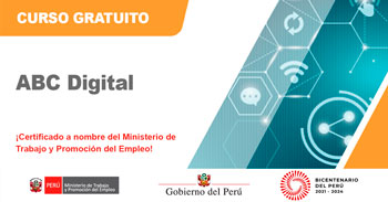 Curso online gratis certificado: ABC Digital (Ministerio de Trabajo)