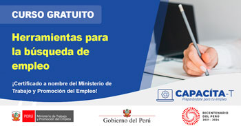 Curso online gratis certificado: Herramientas para la búsqueda de empleo (Ministerio de Trabajo)