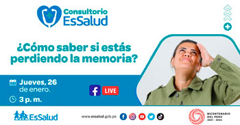 Evento virtual gratis sobre ¿Cómo saber si estás perdiendo la memoria?