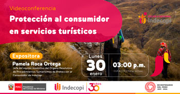 (Conferencia Virtual Gratuita) INDECOPI: Protección al consumidor en servicios turísticos