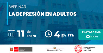 (Webinar Gratuito) MINSA: La depresión en adultos