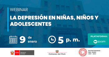(Webinar Gratuito) MINSA: La depresión en niñas, niños y adolescentes