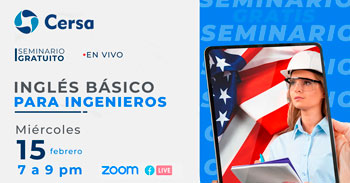 Seminario virtual gratuito de ingles básico para ingenieros