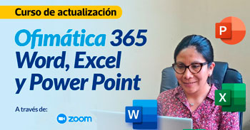 Curso online gratis de Ofimática 365 (Word, Excel, Power point) de la Municipalidad de Lima