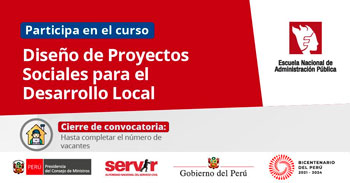 Curso online gratis sobre Diseño de proyectos sociales para el desarrollo local de SERVIR
