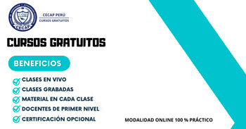 Cursos gratis online de CECAP PERÚ ((Clases en vivo))