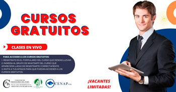 Cursos gratis online de CENAP PERÚ ((Clases en vivo))