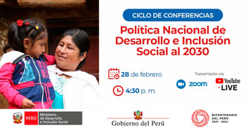 (Conferencia Virtual Gratuita) MIDIS: Proceso de construcción de una política, según normativa de Ceplan Perú