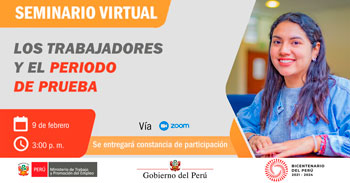 Seminario virtual gratuito sobre los trabajadores y el periodo de prueba