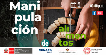 Evento online gratuito sobre manipulación de alimentos