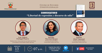 Conversatorio virtual gratuito sobre la libertad de expresión y discurso de odio