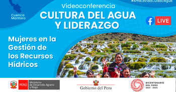 Conferencia gratuita sobre cultura del agua y liderazgo de las mujeres en la gestión de los recursos hídricos