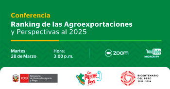  Conferencia virtual gratuita sobre el ranking de las agroexportaciones y perspectivas al 2025